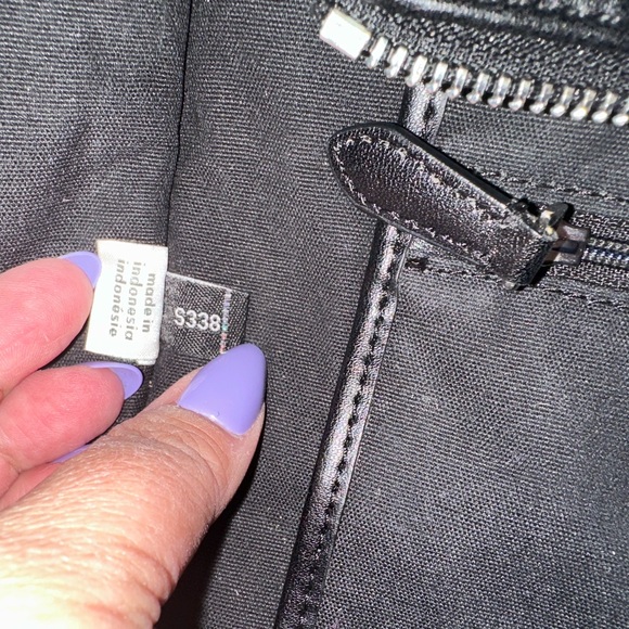 Kate Spade Black, Blue and White Checkered Tote Bag - Picture 10 of 14